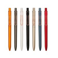 Heavy Click-Activated Q&A Pen: Premium Pocket-Sized Business Pen with Customizable Logo for Advertising and Signatures. 0.5mm Black Core beige
