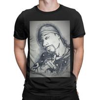 Snoopy Funny 100% Cotton T-Shirt snoop dogg Tees Tops For Men S gray