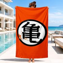 Goku Anime Beach Towel, Microfiber Beach Towel, Perfect For Pool, Beach, Travel, Home Decor Beach Party Fan gifts 70cmx140cm(27x55inch) red