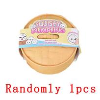 Hot Colorful Dumpling Squishy Stress Relief Balls With Steamer Reusable Rebound Squeeze Reliever Toys Ball Home Office Gifts