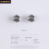 S-Parts Motorcycle, Electric Vehicle, Bicycle Titanium Alloy Valve Caps, American Valve Dust-Proof Valve Core Caps for Cars
