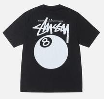 STÜSSY 8 BALL MARŠKINĖLIAI PIGMENTU DAŽYTI VIDUTINIO DYDŽIO (**Nauja) Unisex marškinėliai M gray