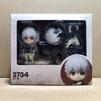 Tokyo Ghoul Anime Figure #2734 - Ken Kaneki Action Model, Swappable Faces Movable Joints Collectible black