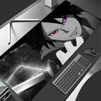 Exquisite Mouse Pad Naruto Sasuke Anime Gaming Accessories Mousepad Gamer Completo Computer Keyboard Pad Carpet Desk Mat Varmilo 800x300x3mm