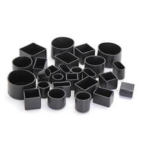 Patvarūs neslystantys guminiai kėdžių ir stalų kojų uždangalai - Triukšmą mažinančios ir dilimui atsparios pagalvėlės Round 14mm juoda