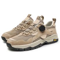 Fashion Round Tip Natural Leather Men Tenis Badminton Casual Shoes Size 50 Lux Sneakers Sport Caregiver Resell High-tech Cool 44 beige