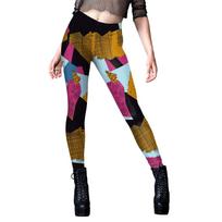 Helovino kostiumas Kalėdinė siaubo naktis Sally suknelė Sudėta ant Cosplay Skaitmeniniu būdu spausdintas kostiumas XL black