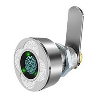 USB Rechargeable Smart Fingerprint Lock Advanced Security Solution for Drawers with 0 5 Second Unlocking Time and Robust Design gray
