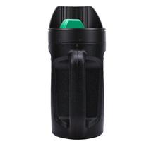 Hand Spreader Shaker for Salt De Icer Ice Melt Fertilizer 2.5L Capacity Adjustable Spreading Control Lightweight Easy black