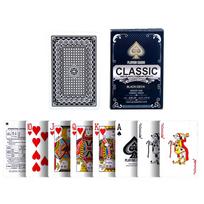Atsparus vandeniui PVC kortų žaidimas Pokeris Suaugusiųjų žaidimas Pokerio kortos Stalo žaidimai Pokerio kortos Praktiška dovana Ne deformuojasi mėlyna