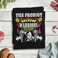 Beach The Prodigy Warriors Dance Tour 2026 Hip Hop TShirts Cotton Tshirt for Unisexs Y2K Retro Printed Short Sleeve Top Tees 3XL black