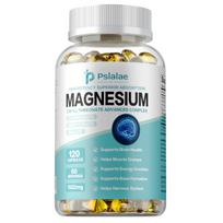 Ang magnesium, L-threonate, magnesium, glycine chelate, at malate ay sumusuporta sa kalusugan ng utak, pagtulog, kalamnan, sakit ng ulo, at puso. 120