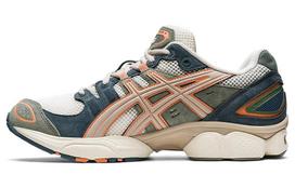 ASICS Gel Nimbus 9 Cream Green Orange 1201A584-100 41.5 gray