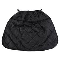 Cold Protection Riding Gear Waterproof Fleece Lined Leg Cover Windproof Apron for E Bikes Easy Installation 1 black