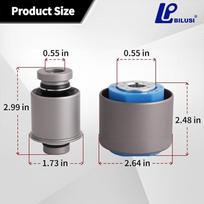 BILUSI F2GC5K653AXB FR3C3C270AA  2pcs Control Arm Bushing Car Suspension Parts for Ford Mondeo MK5 Fusion Taurus Edge 2015- 1pair gray
