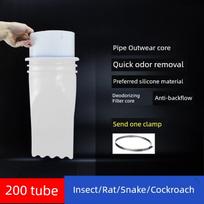 110 Pipe/75/160 Pipe Anti-Odor Silicone Check Valve for Septic Tank and Biogas Pool to Prevent Sewage and Insect/Mouse Backflow 200 Tube Silicone Anti-Odor Valve / OTHER