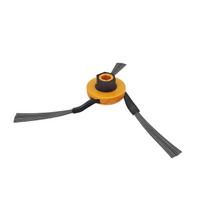 Dreame X60 Max Ultra Vacuum Mop Accessories: Roller Brush, Side Brush, Filter, Dust Bag & Mop. white