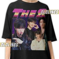 THE8 SEVENTEEN K-POP Bootleg Shirt / The8 17 Concert Band Tee / Xu Minghao 17 Kpop Boyband Vintage T-Shirt / Carat K-Pop FanbaseTourMerch S gray