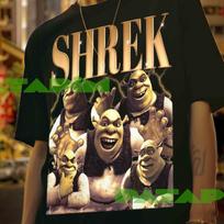 Shrek Retro Graphic Tee: Unisex Cotton Sweatshirt 100 beige