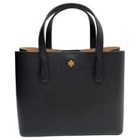 TORY BURCH Blake Detachable and Adjustable Shoulder Strap Pebbled Leather Tote Bag Small Women's Black 170470 juoda