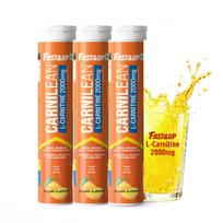 Fast&Up L-Carnitine 2000mg Effervescent Tablets | Premium Carnipure® Carnitine Supplement | Helps Convert Fat into Energy, Supports Weight Loss,