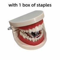 Funny Denture Model Stapler Creative Halloween Desktop Decoration  Holiday Entertainment balta