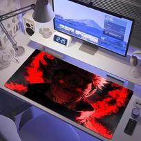 Large Gaming Mousepad Jujutsu Kaisen Mouse Pad Anime Gojo Satoru Desk Mat Gamer Company Keyboard Mouse Mats Computer Carpet 30x80x0.2cm
