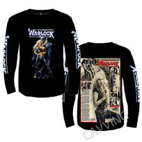 New Fashion Printed Warlock Band Doro Rock  Crewneck Sweatshirt Gothic Top Harajuku Cotton Unisex Clothing Men Clothing  U1 M gray