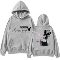 Ariana Grande Petal Album Hoodie Vintage Washed Cotton Sweatshirt Unisex Pullover Alt Pop Floral Graphic Streetwear Top Gift 2026 Hot Sale XXXL gray