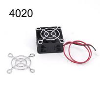 DC 12V Ventiliatorius 2 kontaktų Aušinantis 3010 5010 7025 8025 12025 Bešepetėlis Apsauginis Metalinis Grotelių Dangtelis 40mm 60mm 80mm 120mm 3D spausdinimui DIY 12V 4020 gray