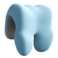 Neck Comfort Enhancing Head Support Pillow for Office Use Ventilated Memory Foam Chair Headrest for Desk Napping Gift gray