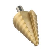 1pc 10-45mm Step Drill Bit 10/15/20/25/30/35/40/45mm 8 Steps Cone Drill Bit Hole Groove Wood Cut Power Tool Accessories China Mainland