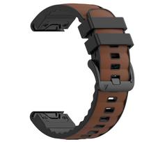QuickFit 22/26mm dirželis Garmin Epix Pro/fenix 8 7 7X Pro odai Silikoninis laikrodžio dirželis Forerunner 965 970 Enduro 3 Sportinis apyrankė 26MM black