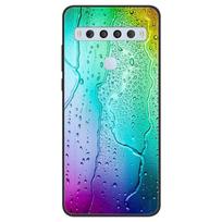 TCL 10L dėklas 10 Pro minkštas silikoninis galinis dangtelis TCL 10L 10 Lite 5G UW 10Lite 10Pro 10 L Plus dėklui Coques mielas gėlių piešinys TCL 10 5G UW blue