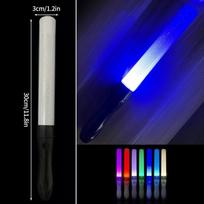 15Colors Lightstick Kpop Light Glow Stick Luminous Concert Light Stick Warning Flash Stick Idol Concert Party Glowing Props blue