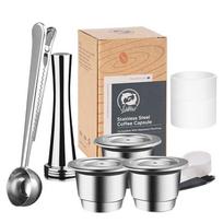 Nerūdijančio plieno Nespresso daugkartinio naudojimo kavos kapsulės presas Daugkartinio naudojimo kavos kapsulė Kavos reikmenys Baristos Espresso aparatui