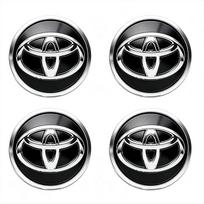 4 vnt. 57 mm 62 mm automobilio ratlankio centrinis dangtelis Priedai Toyota Hilux Corolla RAV4 Camry Highlander Yaris Cross Prado C-HR Sienna 4Pcs gray