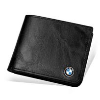 Vintažinė odinė automobilio metalinio logotipo piniginė Kortelių krepšys Piniginės BMW F25 F26 F16 F15 F34 F07 F40 F10 F45 F46 G20 G22 G23 G12 F13 cwcr21 juoda
