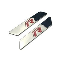 3D Metal Emblem Seat Lifting Wrench Handle Sticker for VW Volkswagen Rline K64 Golf Polo Tiguan Passat Bora Jetta Touran Caddy T-Roc