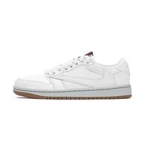 Travis Scott x Jordan Air Jordan 1 Baltas Ghost amortizacija Neslystantis Atsparus dilimui Žemas aulaukis DZ4137-700(Komanda-) 35.5 white