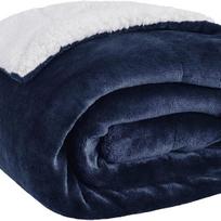 Dvipusė šerpos vilnos antklodė Stora šilta flanelės pliušinė užklotas Atvirkščiai naudojamas minkštas sofos lovos uždangalas Oro kondicionavimo antklodė warm blanket(0.7x1m)