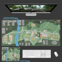 Escape From Tarkov Gaming Large Mouse Pad Desk Mat Desktop Accessories Gamer Map Hd Print Smooth 900x400 Xl 250x300x3mm