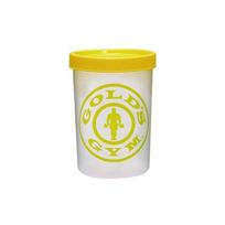 Gold's Gym Shaker Protein Shake Bottle Gym Water Bottle Bottle Tumbler 400ml 1ml 1 pcs yellow