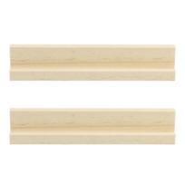 2 vnt. mediniai domino padėklai plytelėms žaidimo laikiklis domino stelažai padėklų laikiklis domino plytelėms Meksikietiškas traukinys 27x3.5x4.5cm beige