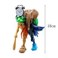 Naujas Tung Tung Tung Sahur Tralalero Tralala Italų Smegenų Puvimo Monstrų Susiliejimo Edition Anime Veiksmo Figūrėlė Animacinio Filmo Ornamentas Žaislas Dovana 18cm black