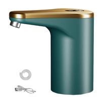 Water Bottle Pump Electric Water Dispenser USB Rechargeable Water Dispenser Portable Automatic Water Pump Bucket Water žalia