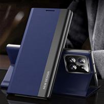 Leather Plating Phone Case For Xiaomi 15T Pro 14T 13T 12T 11T 10T 9T 14 13 12 11 Lite 5G NE Flip Bracket Protective Cover Xiaomi 13 blue