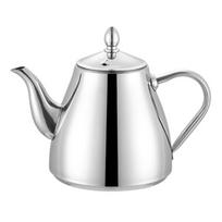 Stainless Steel Beverage Pots Water Pitcher Large Serving Pots Serving Teapot Suitable for Home and Office Refreshment white