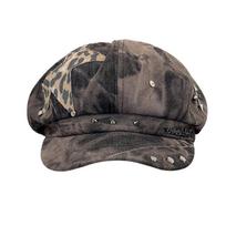 Trendy Painter Hat Oversized Fashion Hat French Beret for Dating Photography Cabbie Headwear Painter Hat 1 black