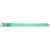 Watch strap - MY-MONTRE - Herringbone 20mm - Braided fabric - L304 steel clasps - Length 280mm mėlyna